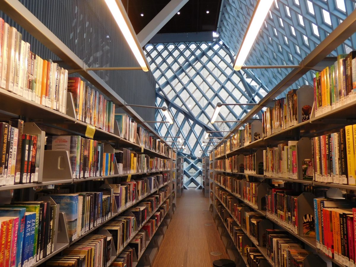 Inside library