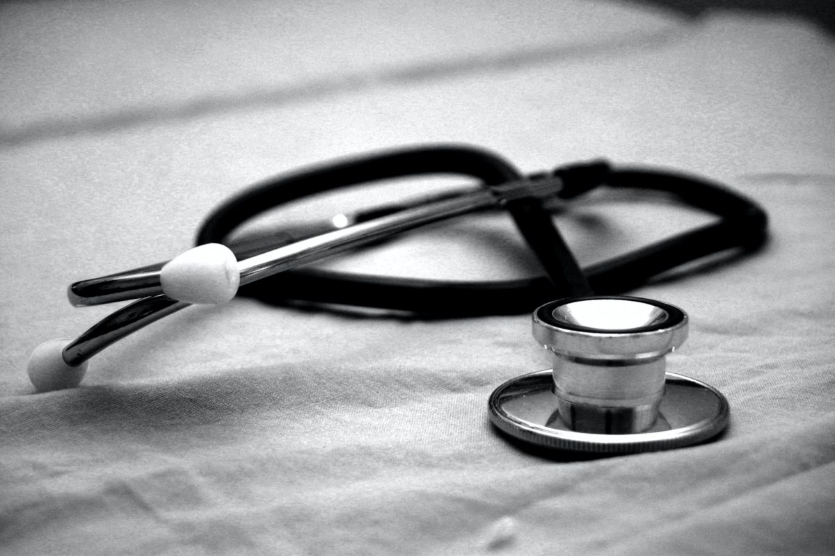 Stethoscope on side