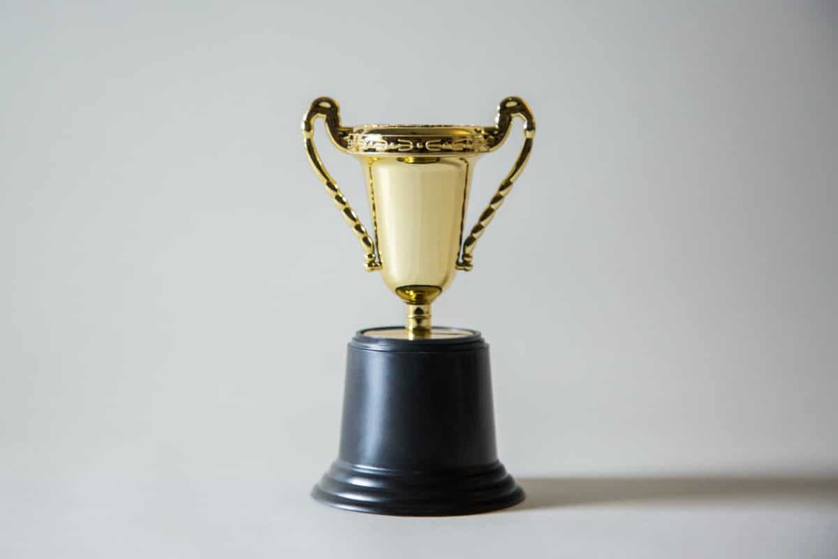 UX Award finalists 2025. Trophy cup